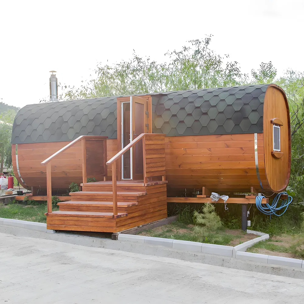 Сухая сауна из красного кедра Boda для улицы