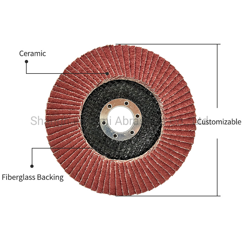 Abrasive Ceramic Flap Disc for Metal Polishing