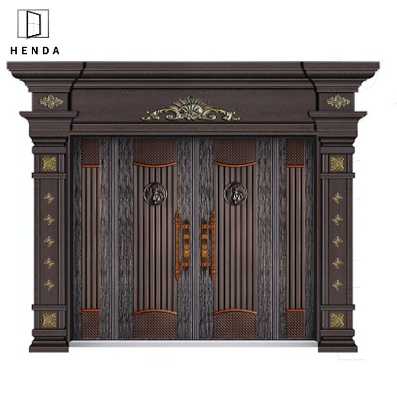 Входная дверь для загородного дома из алюминиевого сплава