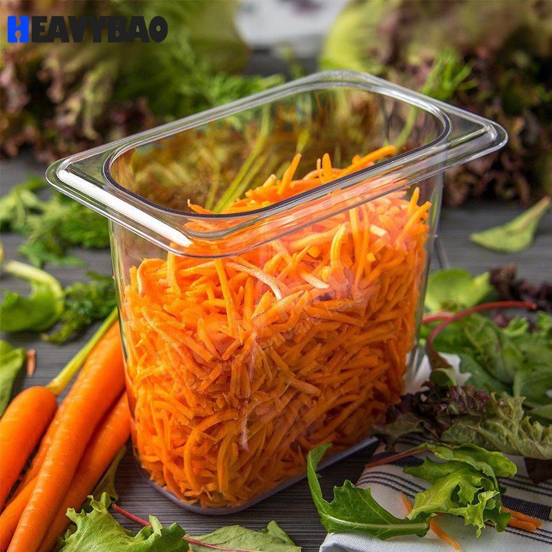 Heavybao Factory Direct PC Plastic Food Gn Pan Container Utensils Accessories Tools Kitchen