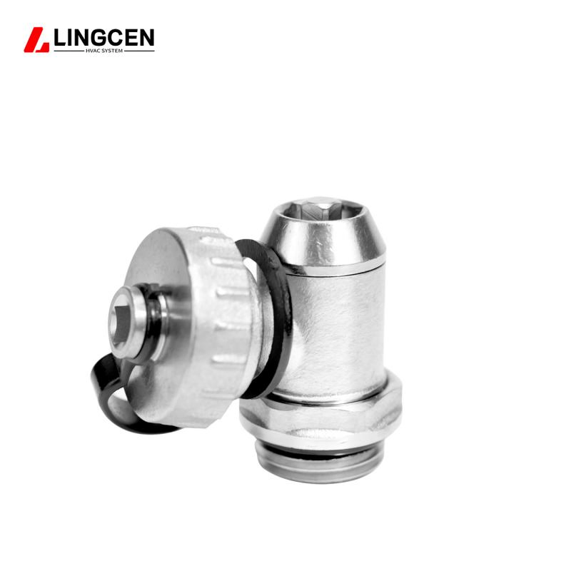 Manifold Accessory 1/2 Brass Drain Valve with Surface Nickel Plated