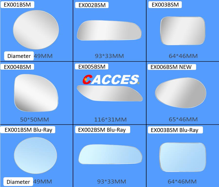 Слепые зеркала для автомобиля, овальные, широкоугольные, с регулировкой на 360°