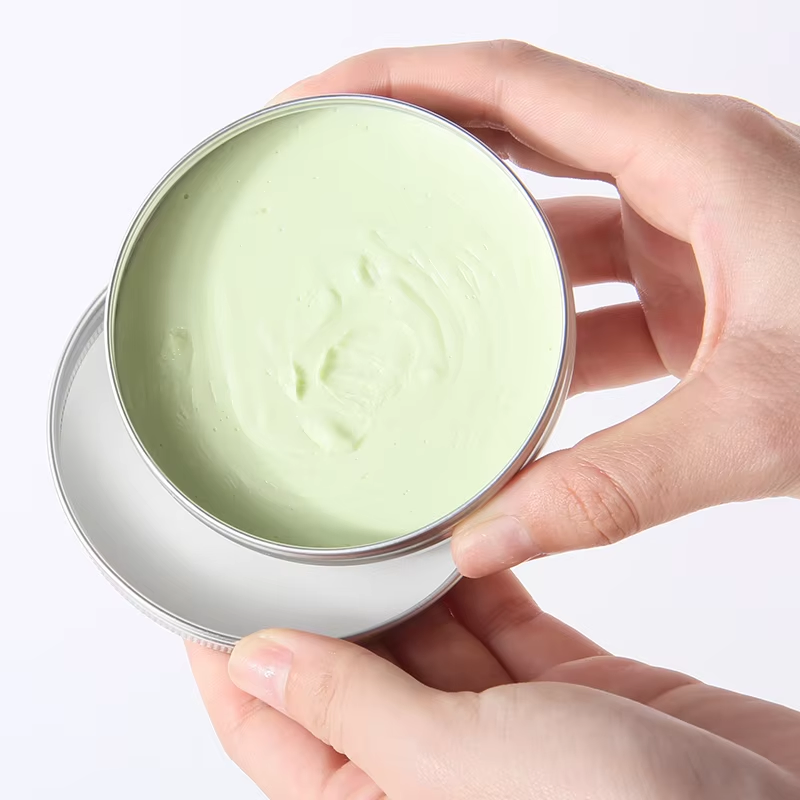 Private Label Natural Organic Cedarwood Bee Wax Beard Balm with Vegan Ingredient Cedar Argan Oil OEM Men Beard Mustache Care