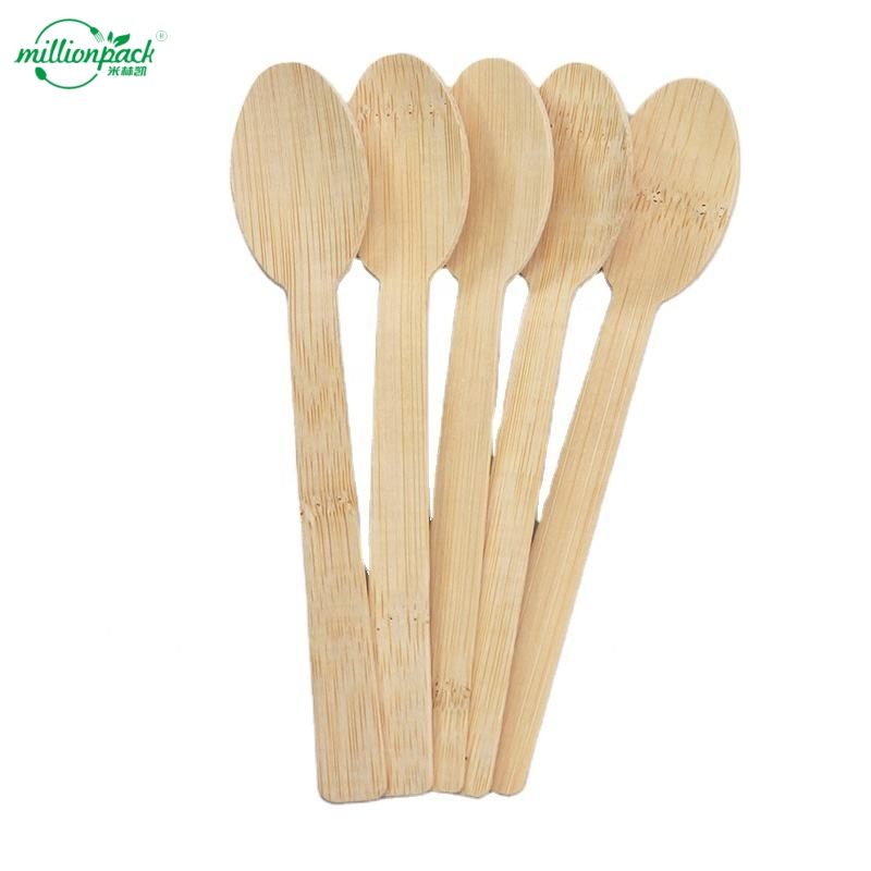 Premium Birch Wood Spoon for High-End Restaurant Takeaway and Delivery Services