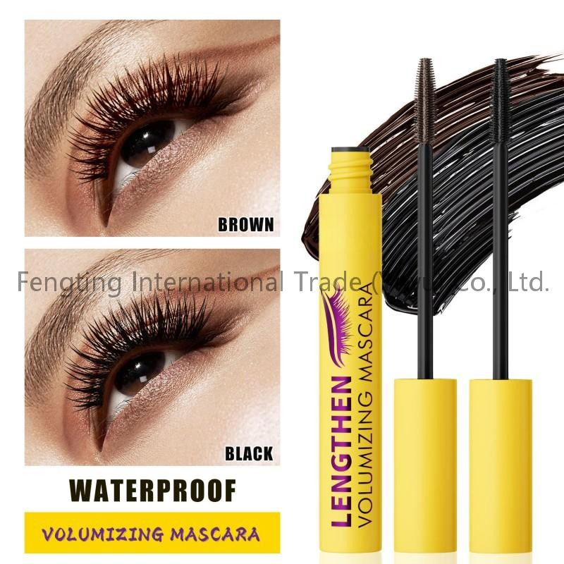 Create Your Own Brand Custom Logo Cruelty Free Makeup Wholesale Keratin Vegan Oil Long Lash Fiber Mascara Private Label