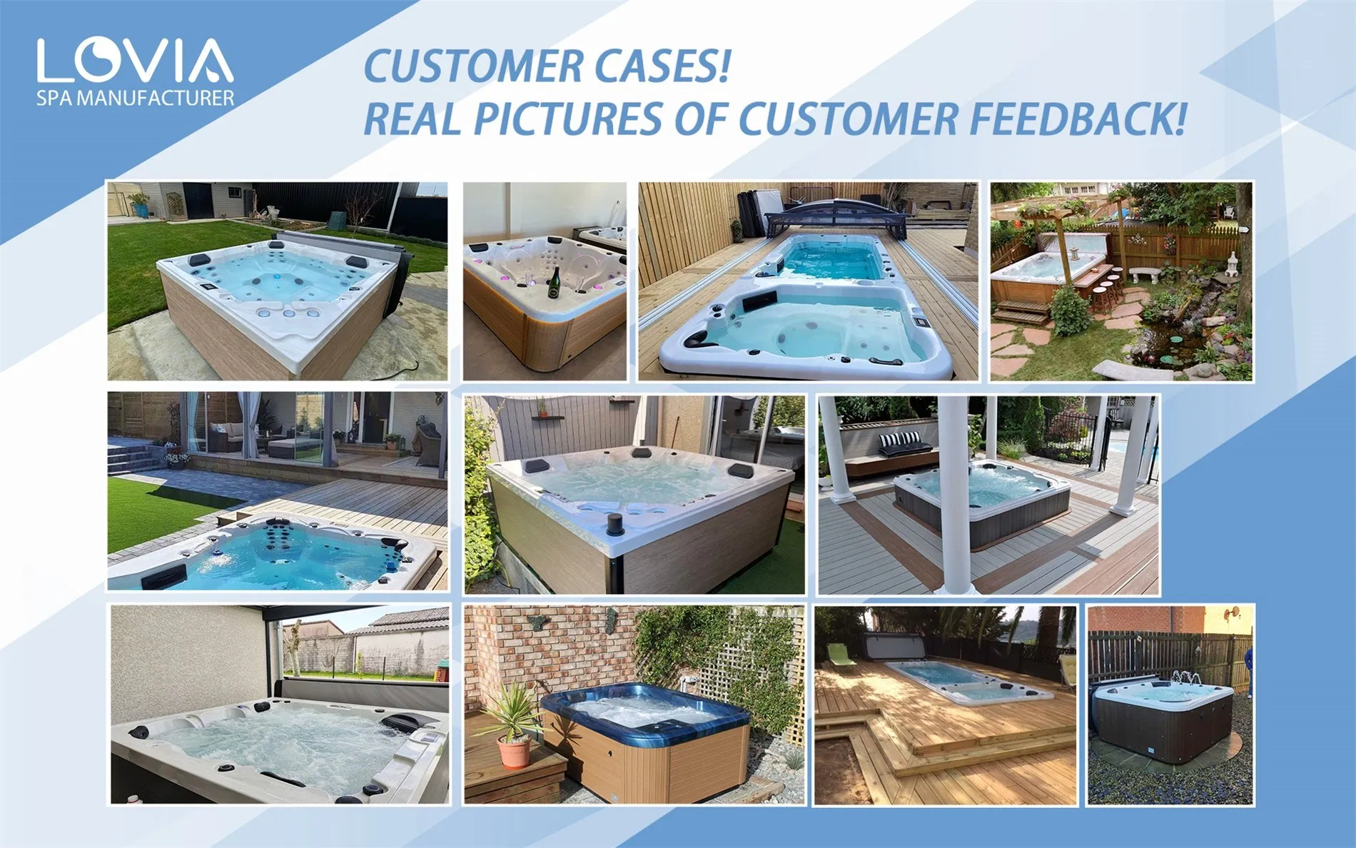 Джакузи для улицы на 4 персоны, акриловая ванна SPA