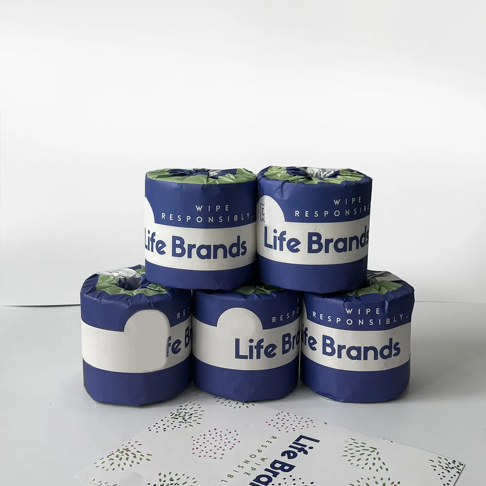 Soft Bamboo Pulp Premium Quality Individually Wrapped 3ply Toilet Tissue Paper