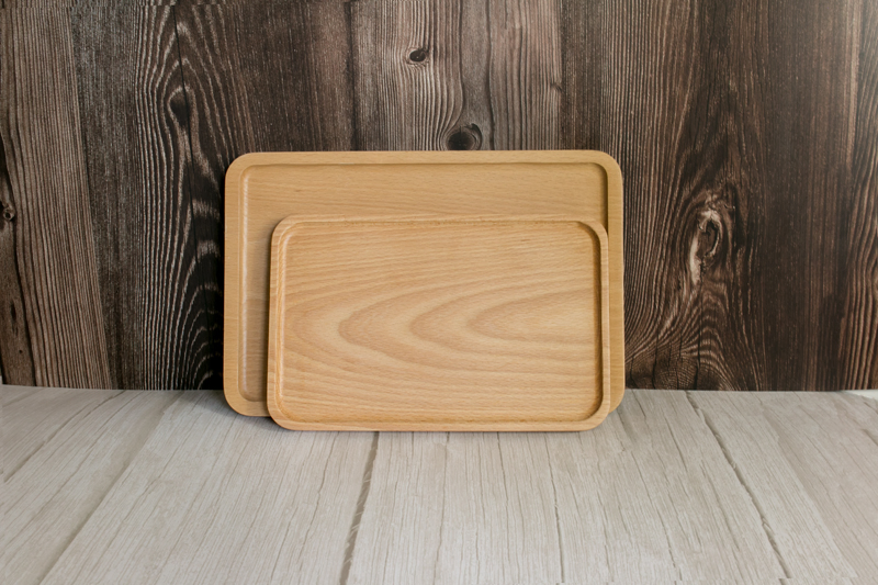 Hotel Wood Serving Tray Fruit Platter Wood Crafts