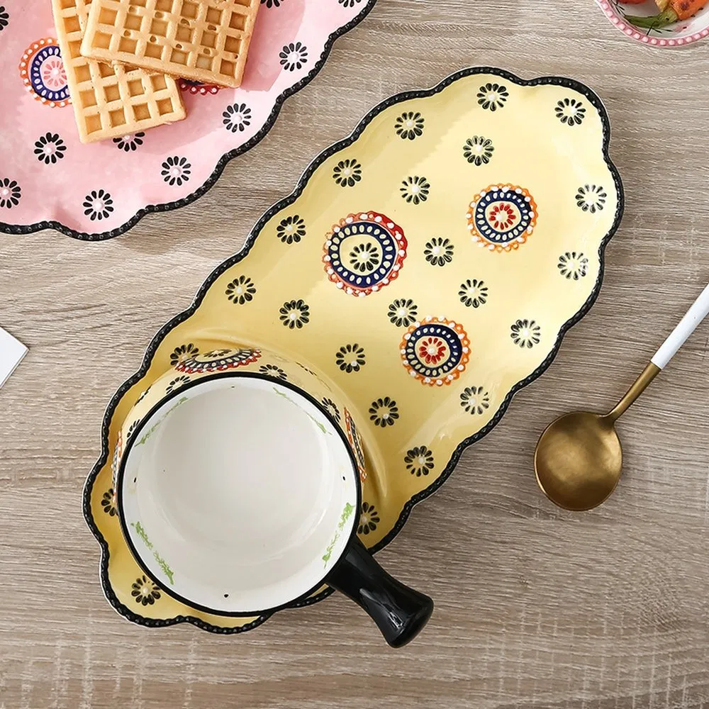 Lightweight Damage Resistant Ceramic Soup Bowls for Friends Gatherings