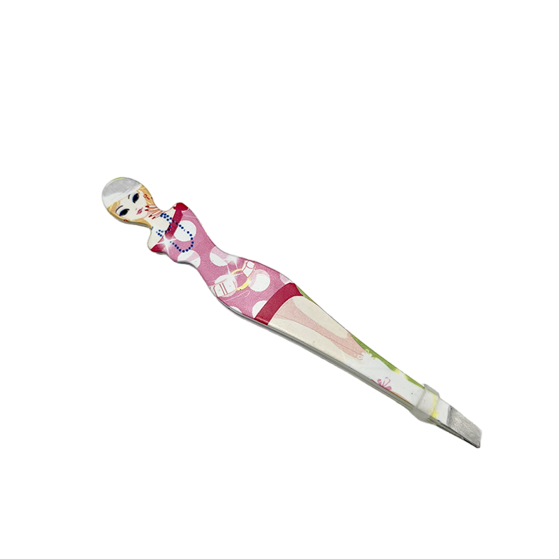 New Variety of Girls Shaped Eyebrow Clip Tweezers Stainless Steel Lady Eyebrow Tweezers