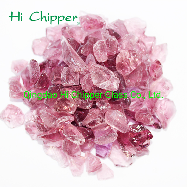 Purple Landsacping Natural Sea Glass Rocks