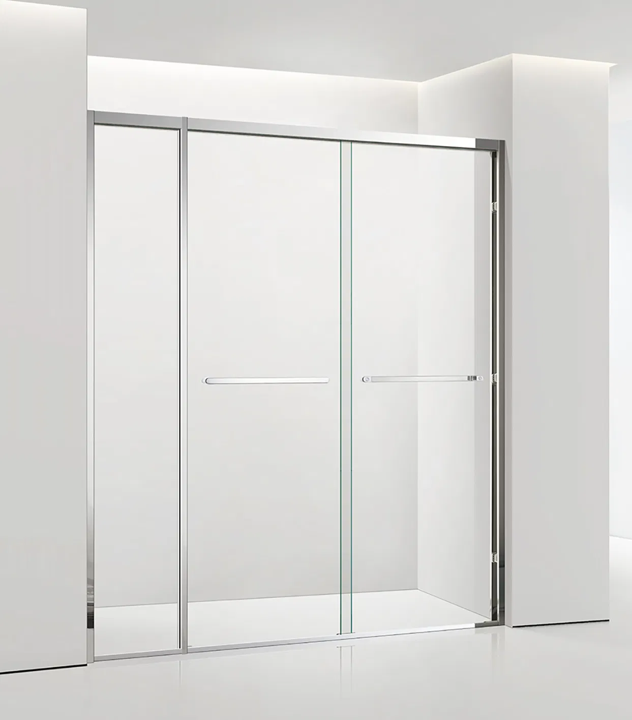New Fashion High Quality Modern Bathroom Glass Shower Door with Seal Strip