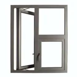 Aluminum Frame Toughened Insulated Glass Large Single Casement Window Price