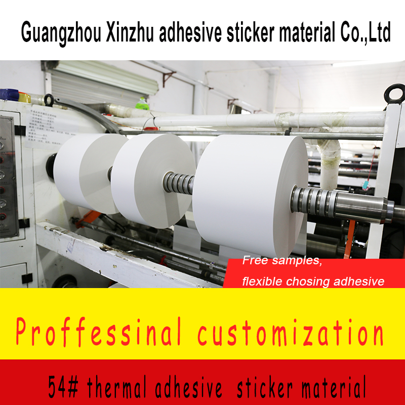 54# Thermal Adhesive Sticker Barcode Material Xzrm-55c