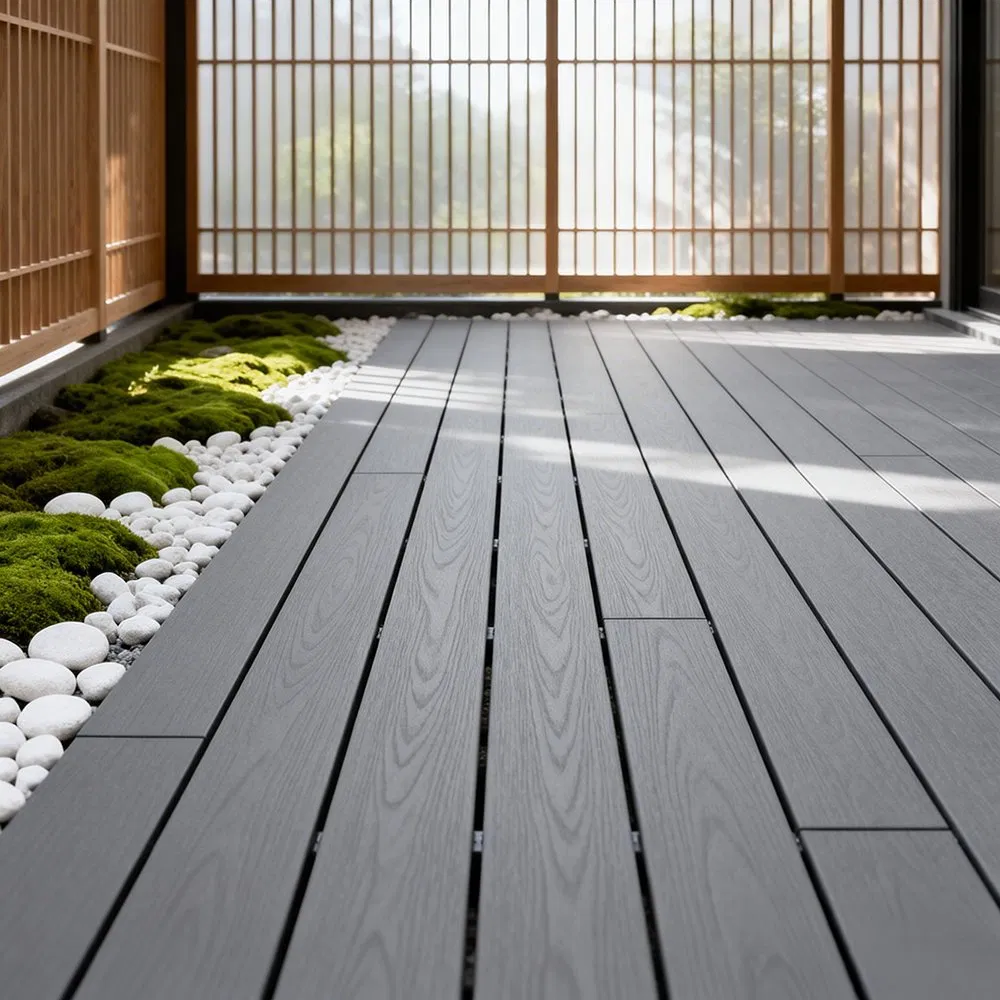 High-Durability Fireproof Outdoor PVC Decking for Stadiums