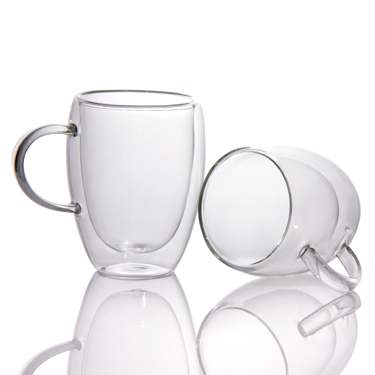 Elegant Double Wall Glass Mug for Coffee, Tea, and Beer Lovers