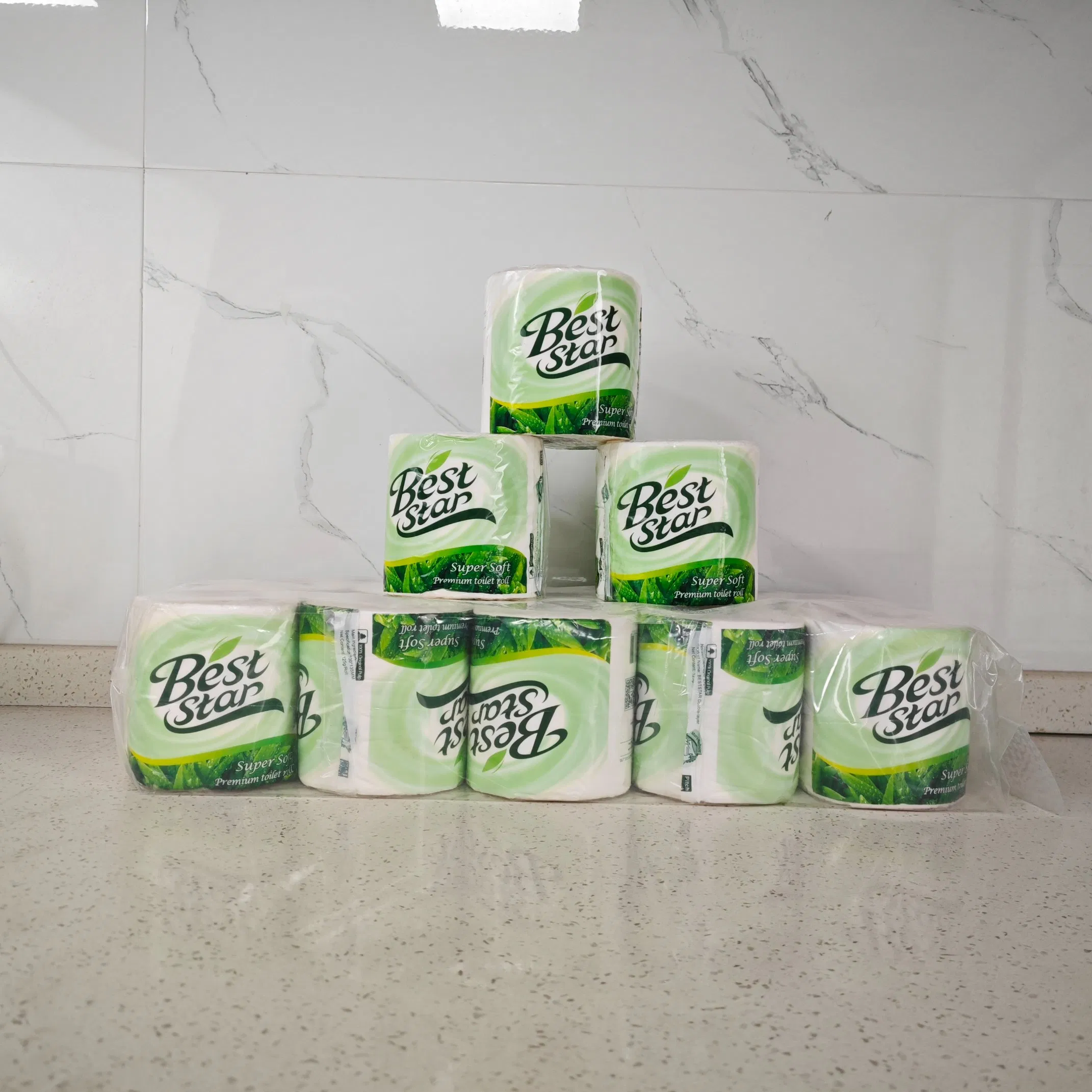 Wholesale Custom Printed Bulk Bathroom Virgin Pulp Toilet Tissue Paper