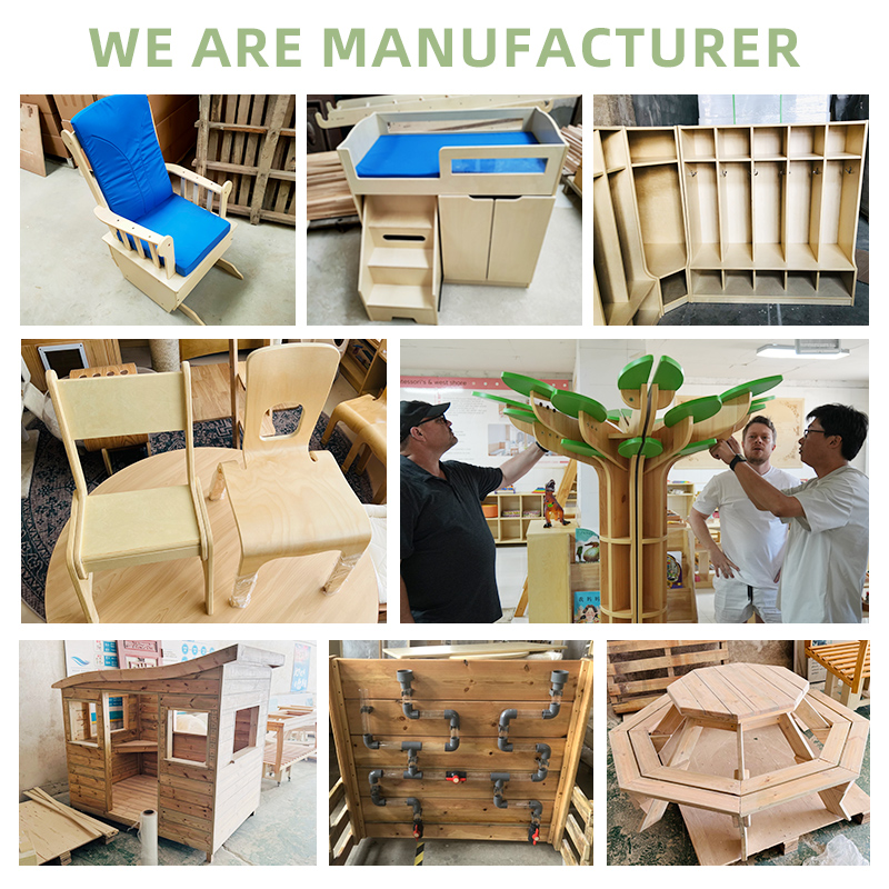 Мебель игровая мягкая деревянная Монтессори детский сад