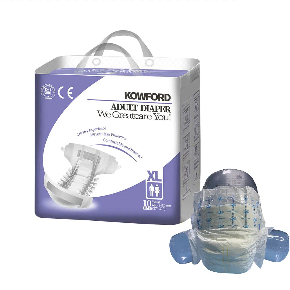 CE ISO13485 OEM Disposable Incontinence Adult Diaper High Absorbency Adult Nappy