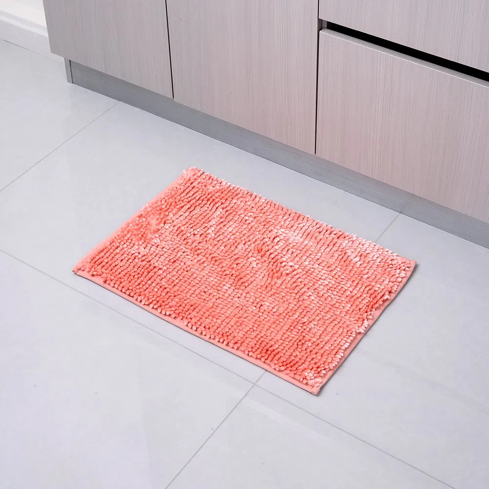 Luxury Chenille Polyester Absorbent Floor Mat for Bathroom Kitchen