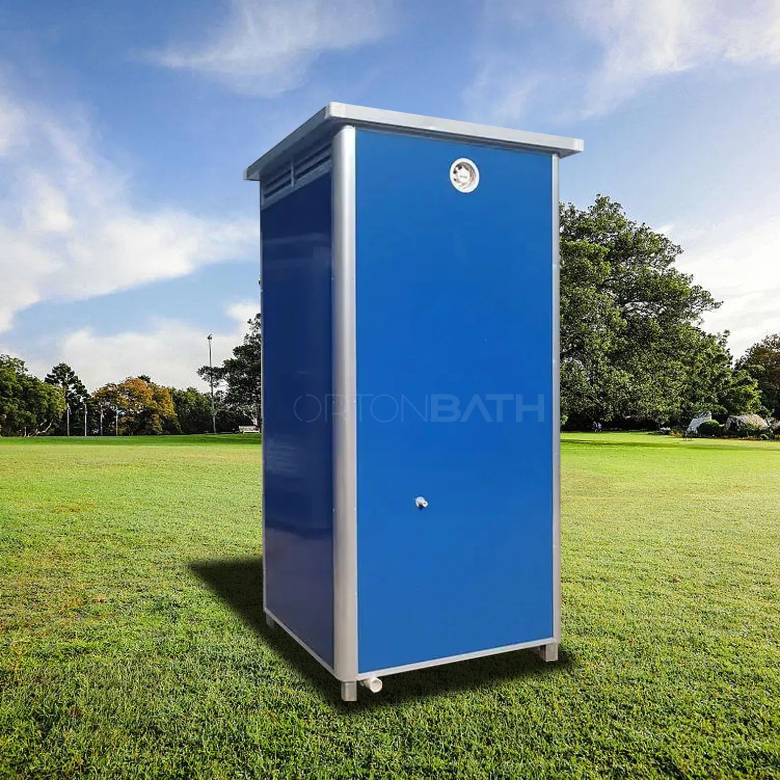 Ortonbath Easy Assemble Portable Outdoor Steel Mobile Toilet Cabin Public Bathroom for House Use with Sandwich Panel Material