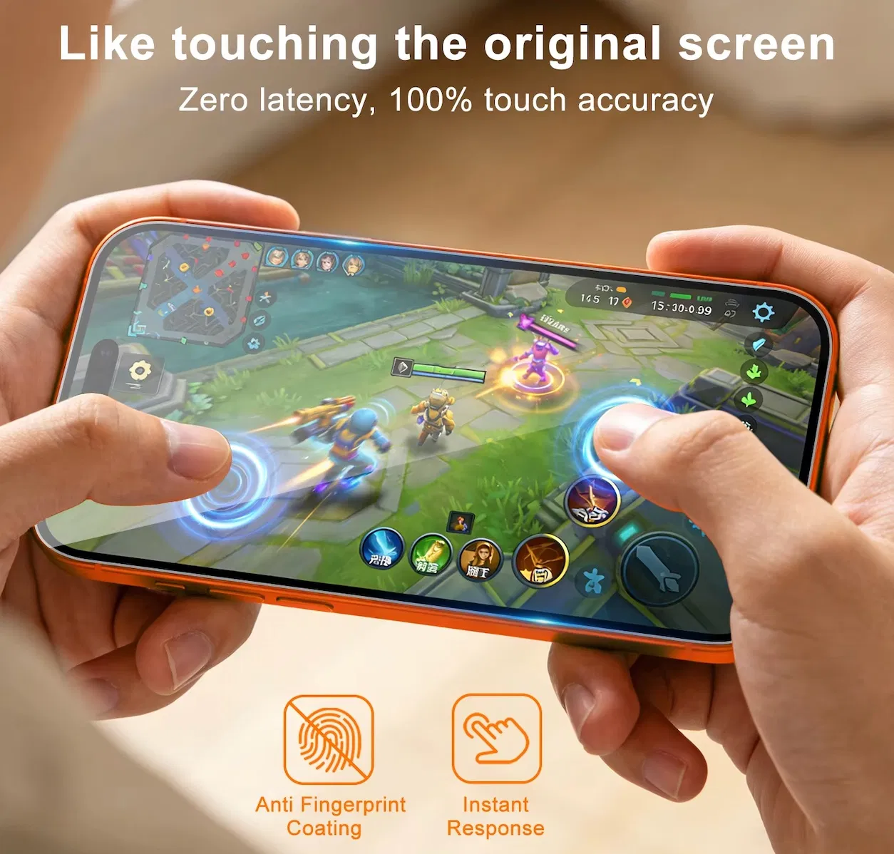 2.5D HD защитное стекло для iPhone, Xiaomi, Samsung