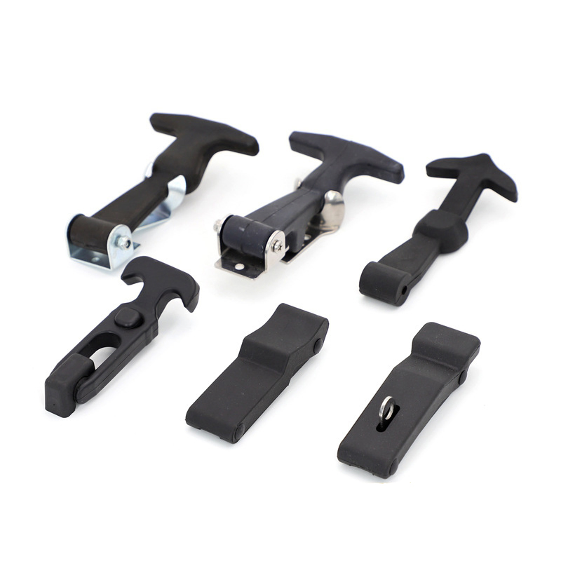 Black T-Handle Plastic Window Door Latches for Toolbox /Cooler/Golf Cart