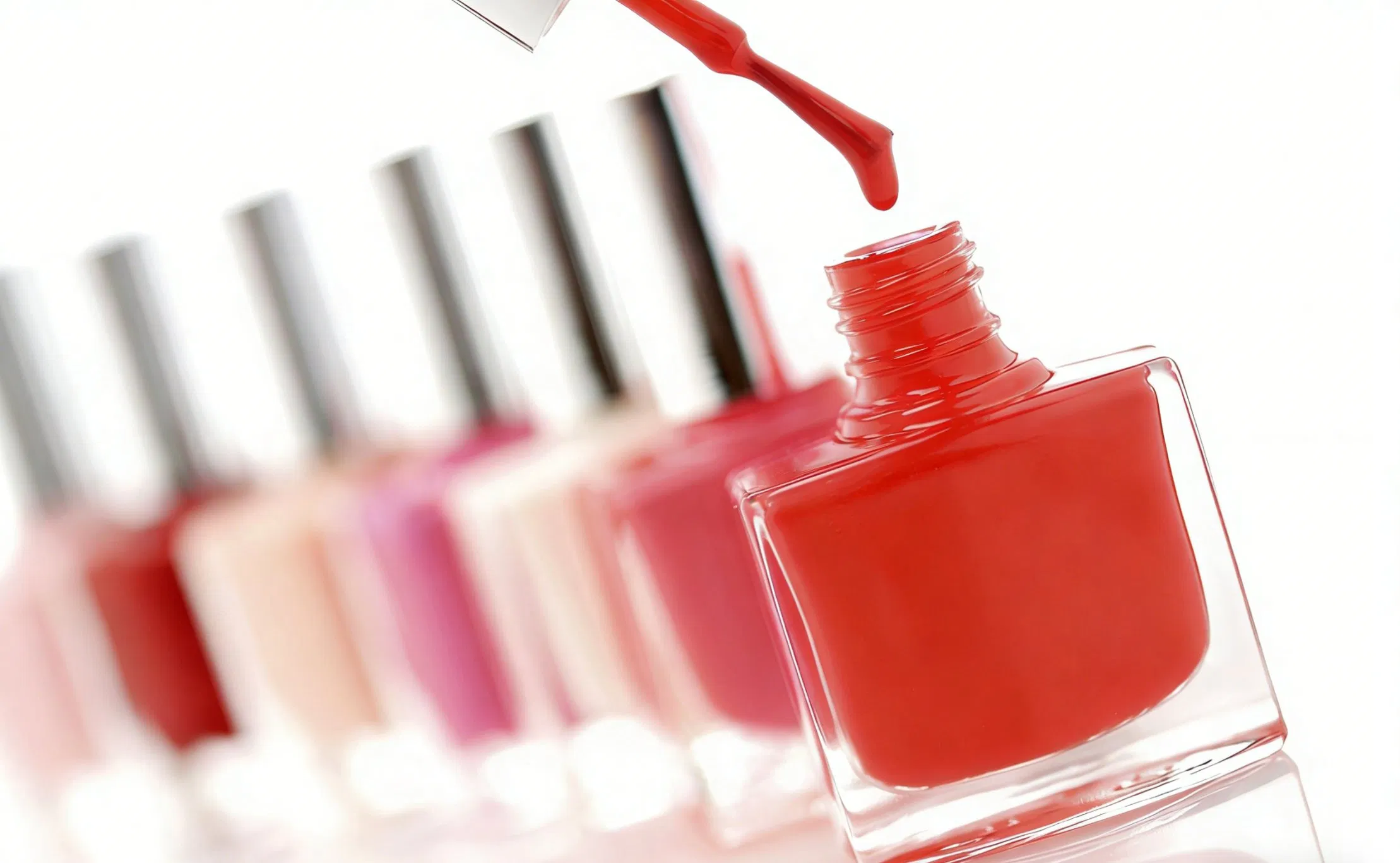 Nail Polish Glass Bottle for Cosmetics with Lid and Brush