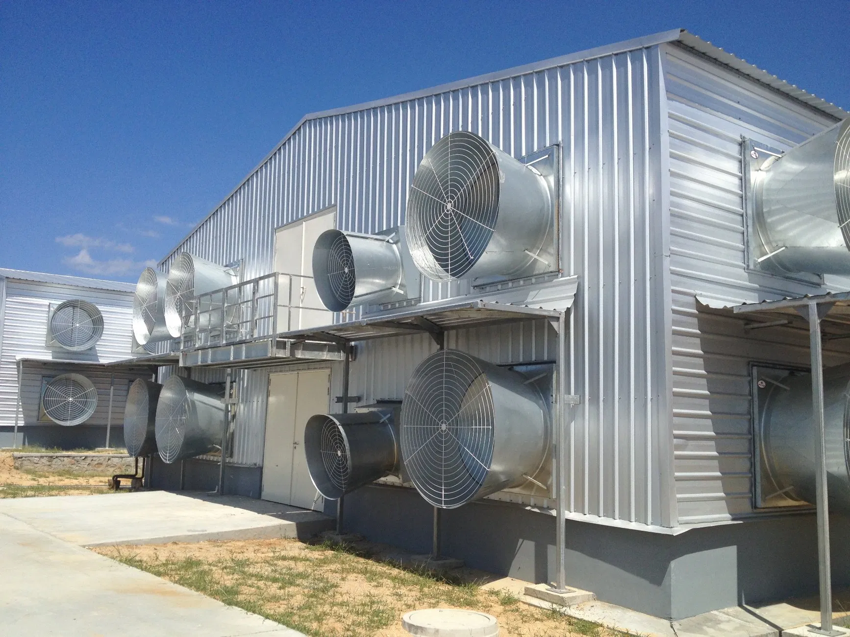 Prefabricated Light Steel Structure Construction Chicken Poultry Farms