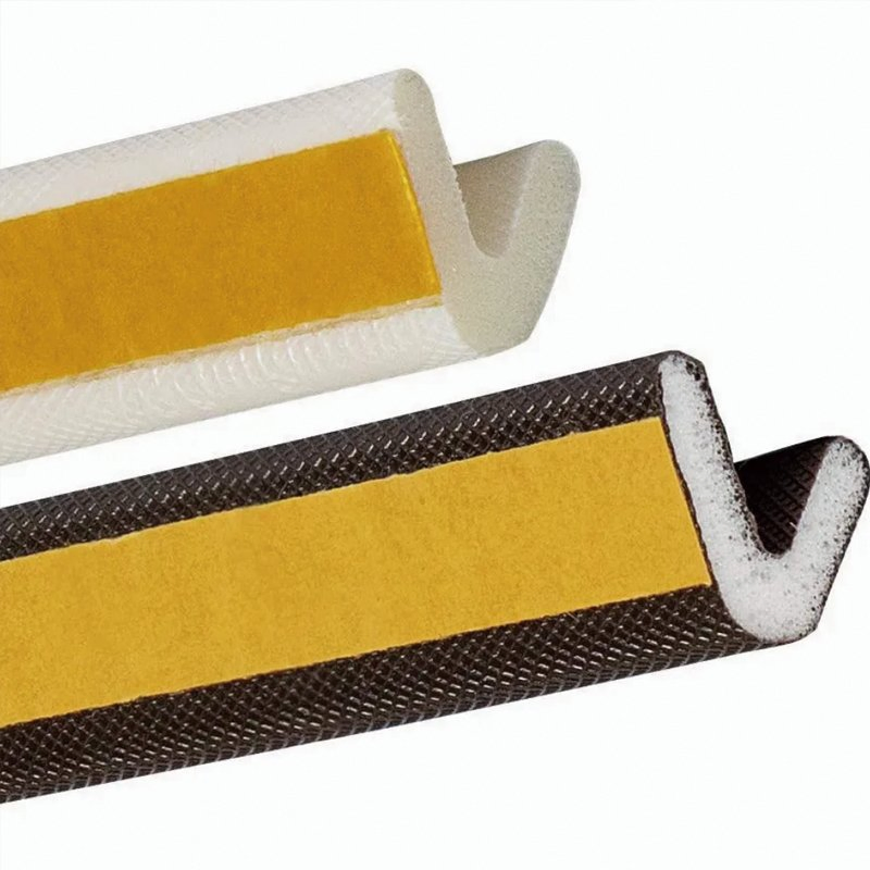 Anti-Collision V Shape PU Seal Strip for Wooden Sliding Door Frames