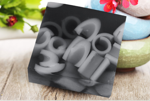 OEM Bamboo Charcoal Handmade for Oil Skin Crystal Glow Soap 2023