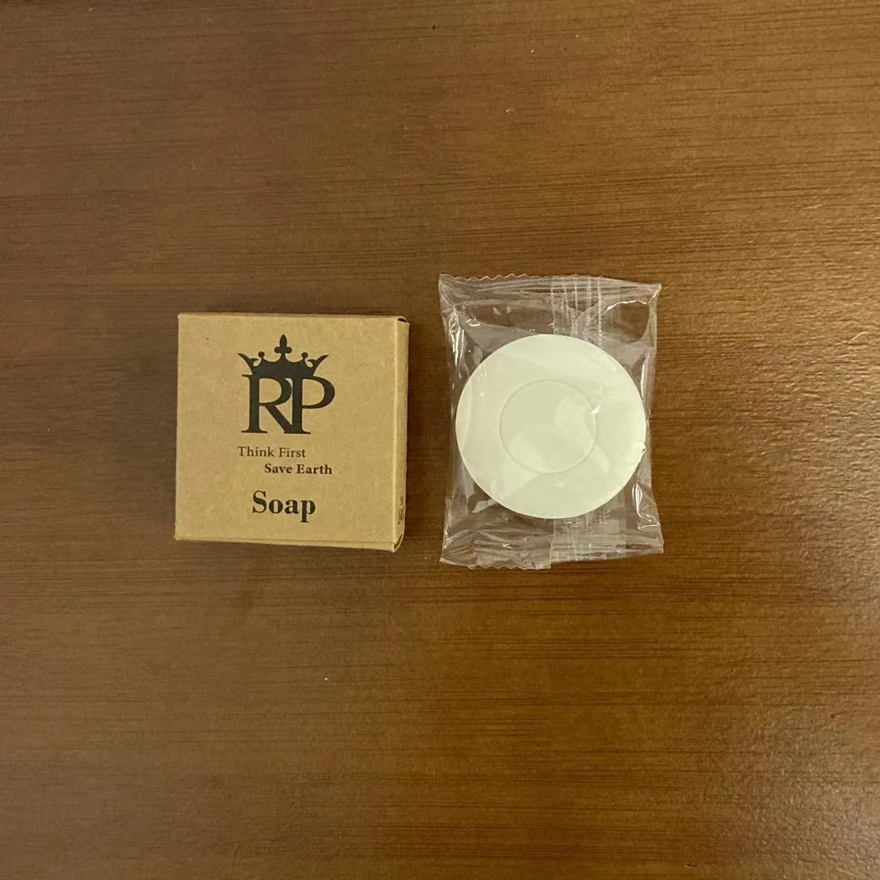 Customized Logo 15g Hotel Soap in Kraft Box Eco Friendly Package