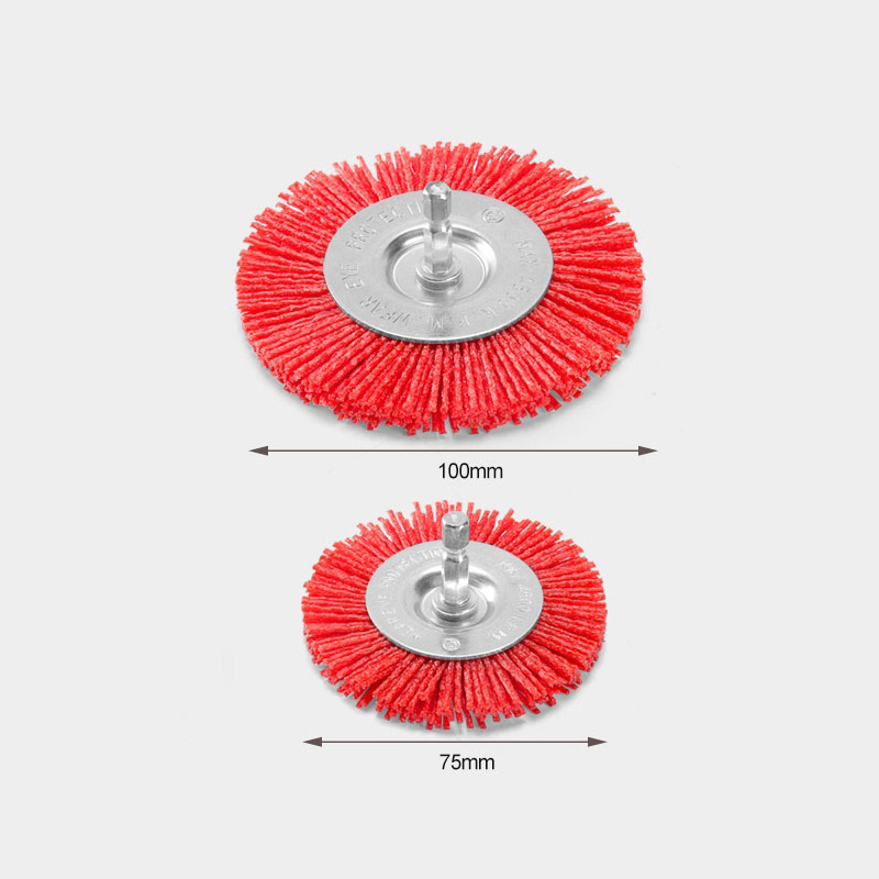 Efficiently Removes Oxide Layer and Enhances Workpiece Glossiness Powerful Rotating Abrasive Brush