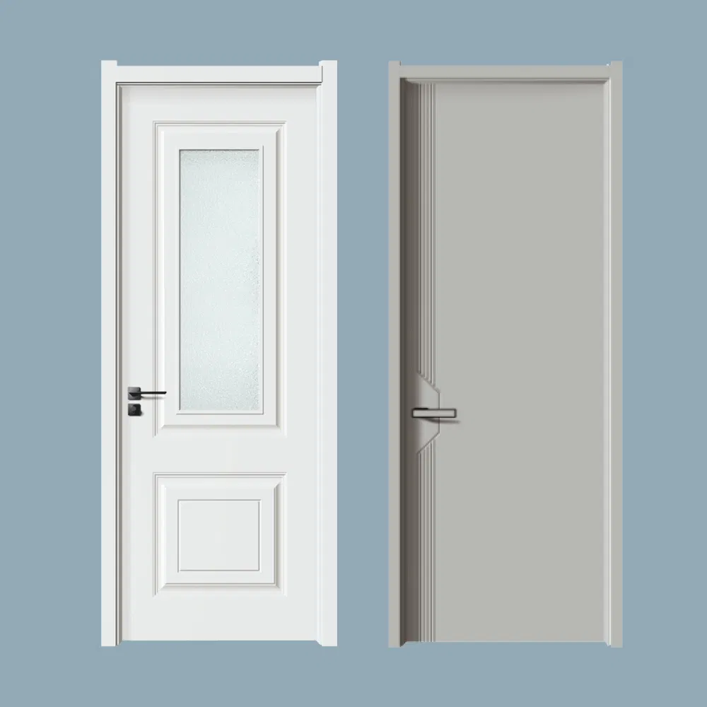 Shengyifa Interior School Hotel Soundproof Door WPC Waterproof Door Skin