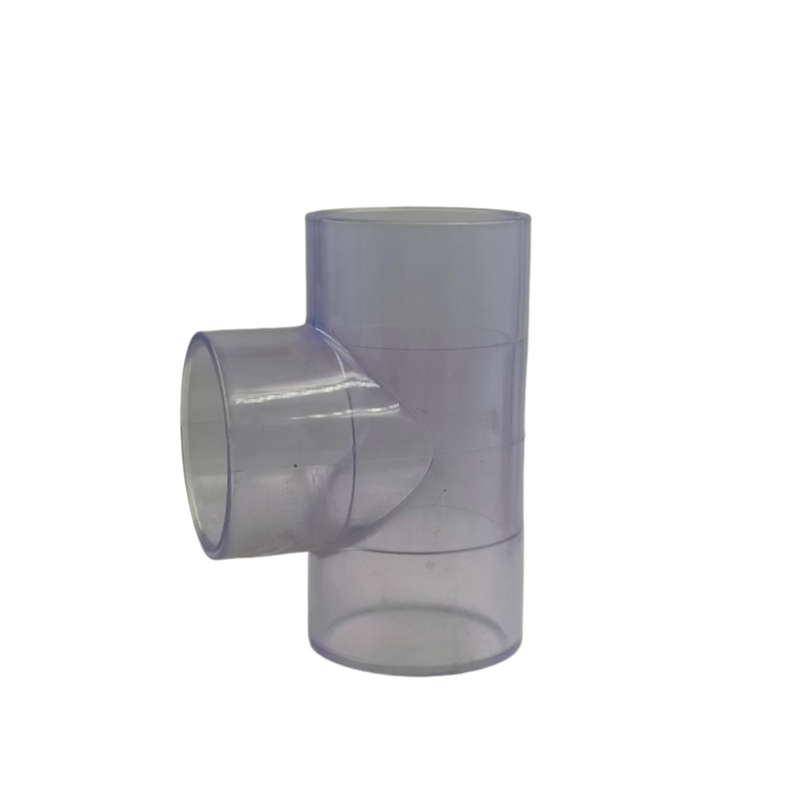 Transparent PVC Elbow Direct Tee Pipe Fittings for Smooth Flow