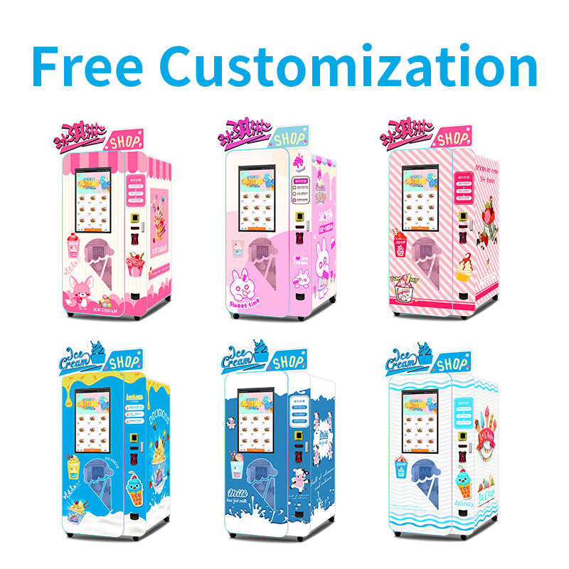 Haloo Premium Ice Cream Vending Machine for Self-Service Solutions