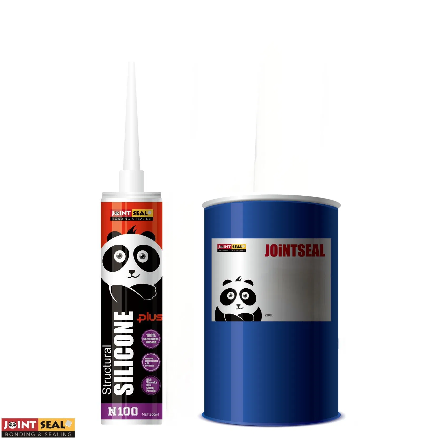 300ml 600ml Sausage Neutral Silicone Sealant High Quqlity No Stain 995 Adhesive Free Sample