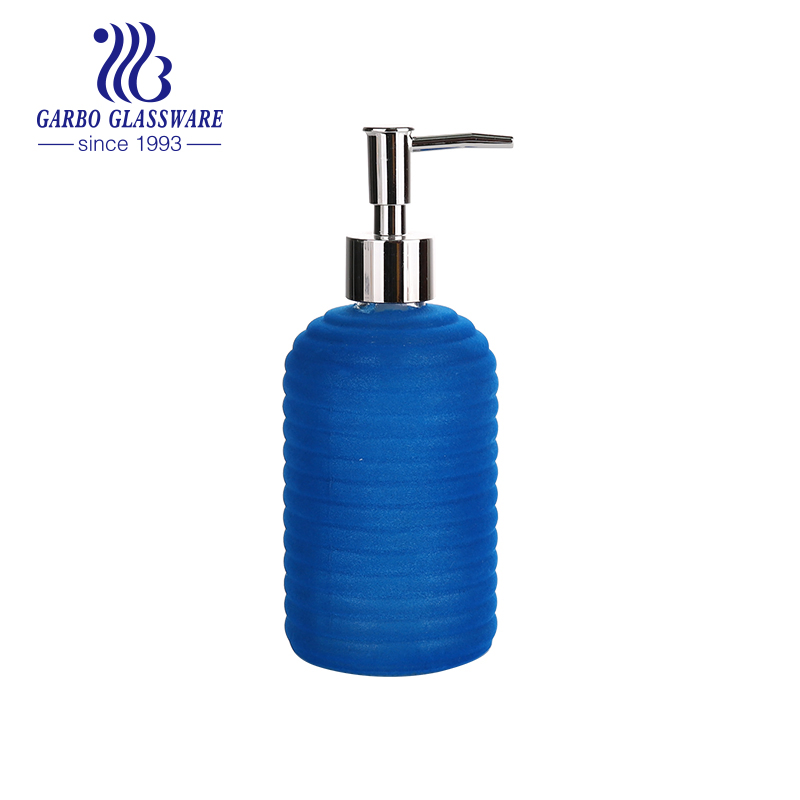 Wholesale Reusable Dispensers Shampoo, Conditioner and Body Wash Decal Glass Bathroom Bottle with Best Price