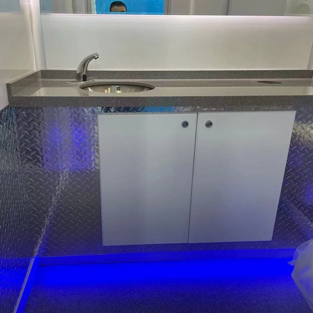 Portable and Mobile Customized Luxury Bathroom Trailer for Industrial Use