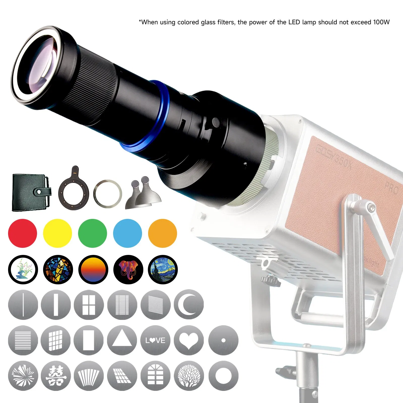 Оптический снут MG06-PRO с 25 слайдами, крепление Bowens