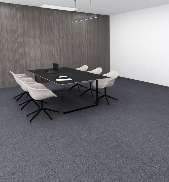 SGS Factory Commercial Office Use Anti-Slip Non-Foul PP Bitumen Carpet Tile Floor