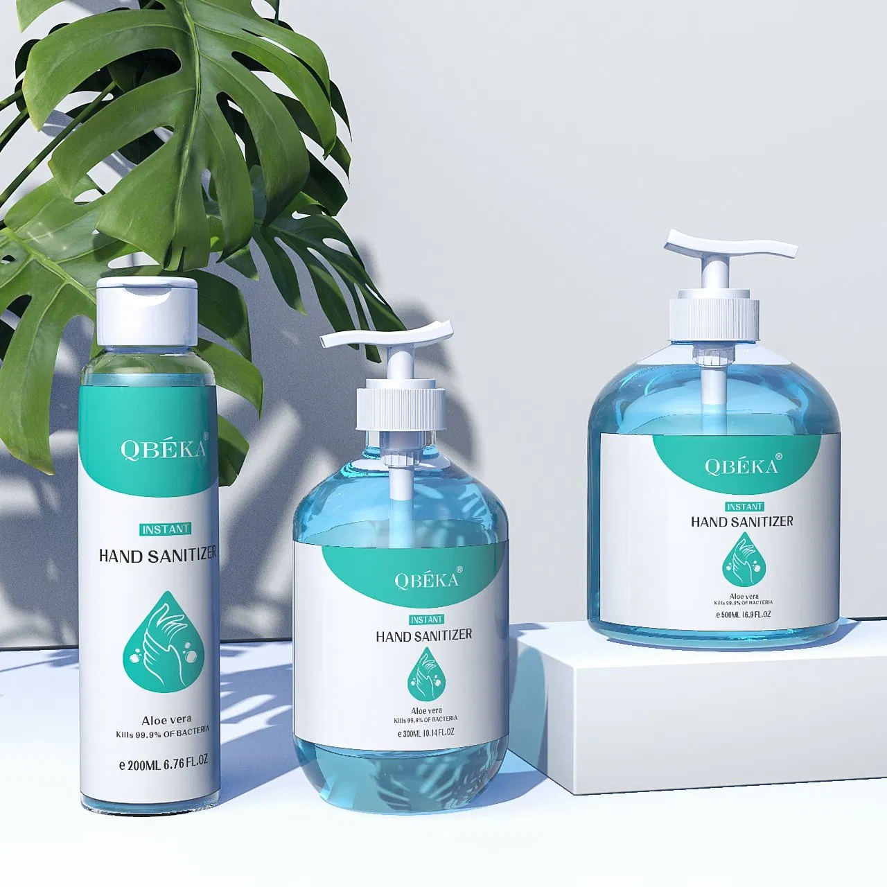 Qbeka Alcohol Antibacterial Hand Sanitizer Hand Gel