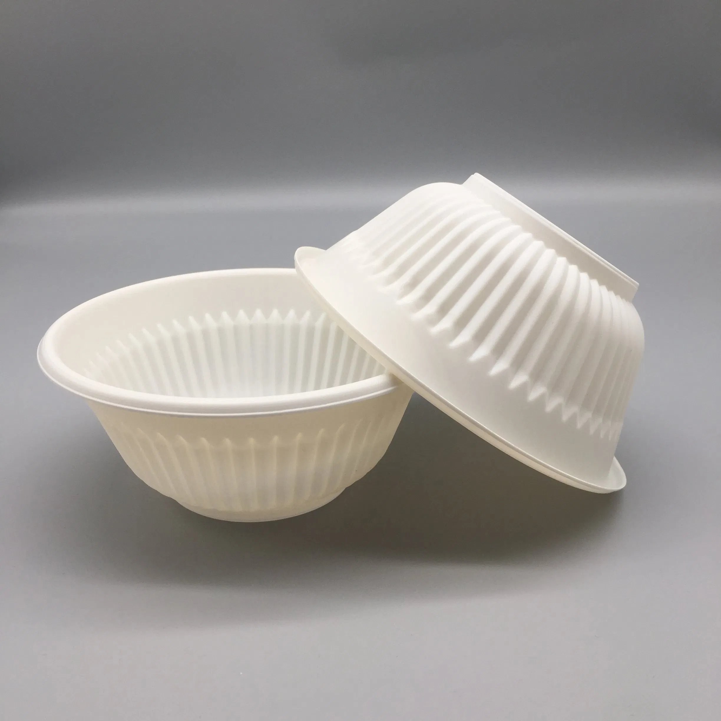 Eco-Friendly Take Away Ramen Salad Fast Food Packaging Biodegradable Bowls Bulk