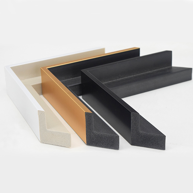 Cheap PS Plastic Picture Frames Artistic Moulding Line PS Decorative Painting Frame Mouldings Mirror Frame Photographs Frame Factory Direct Source