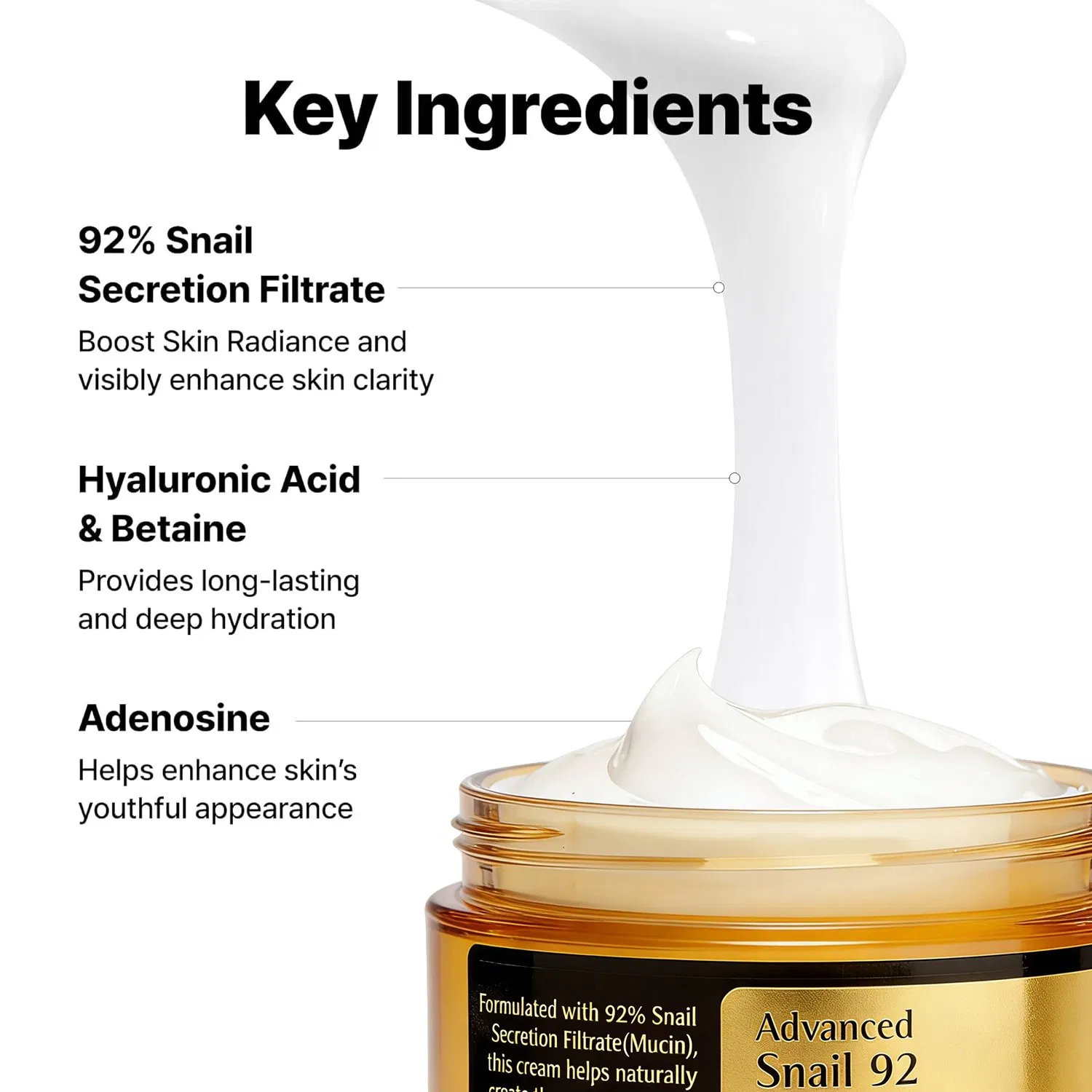 Lightweight Hydrating Cream with Hyaluronic Acid for Soft and Plump Skin