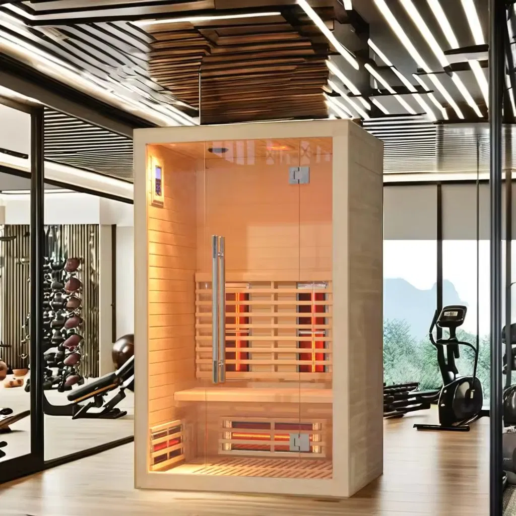 Инфракрасная сауна на 2 персоны из массива дерева