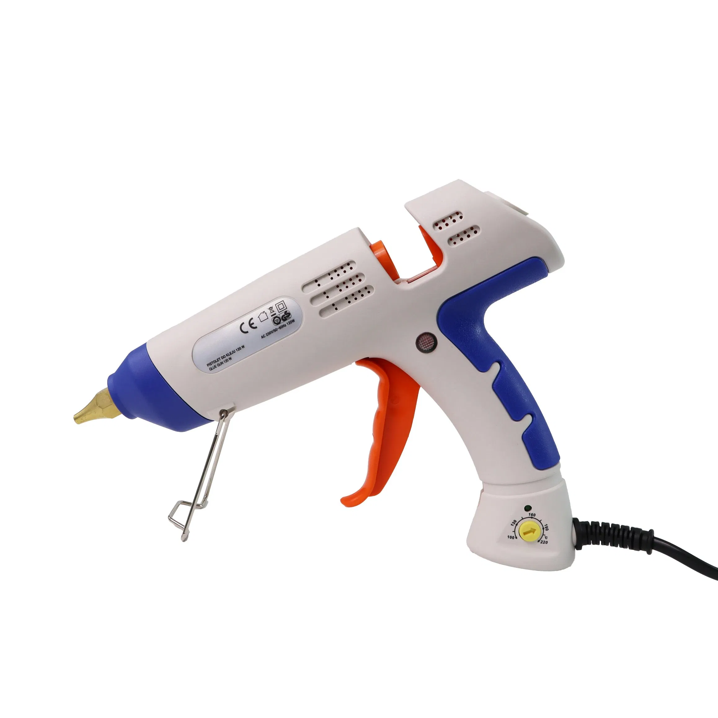 60W-100W Adjustable Temperature Hot Melt Glue Gun Kit with 11mm Glue Sticks