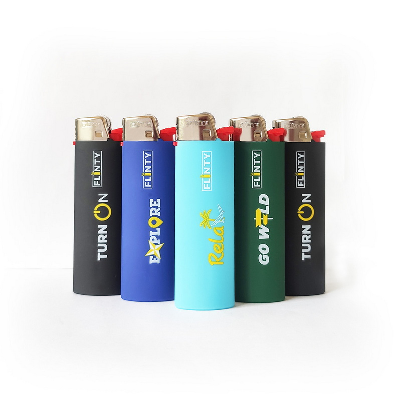 Custom Smoking Disposable Flint Gas Factory Price Briquet Lighter for Cigarette with Logo