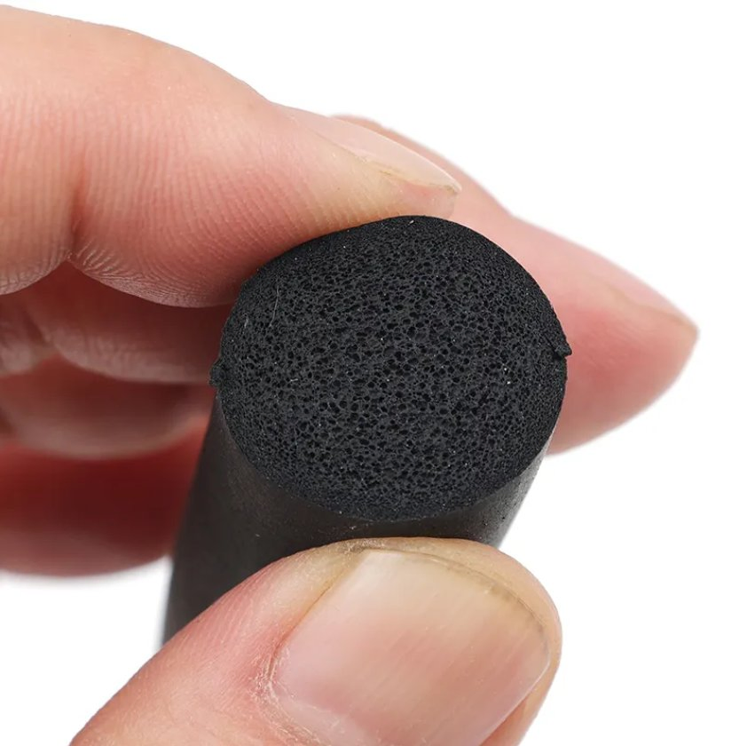 EPDM Foam Rubber Seam Seal Strip Square EPDM Sponge Extrude Rubber Foam Seal Strip