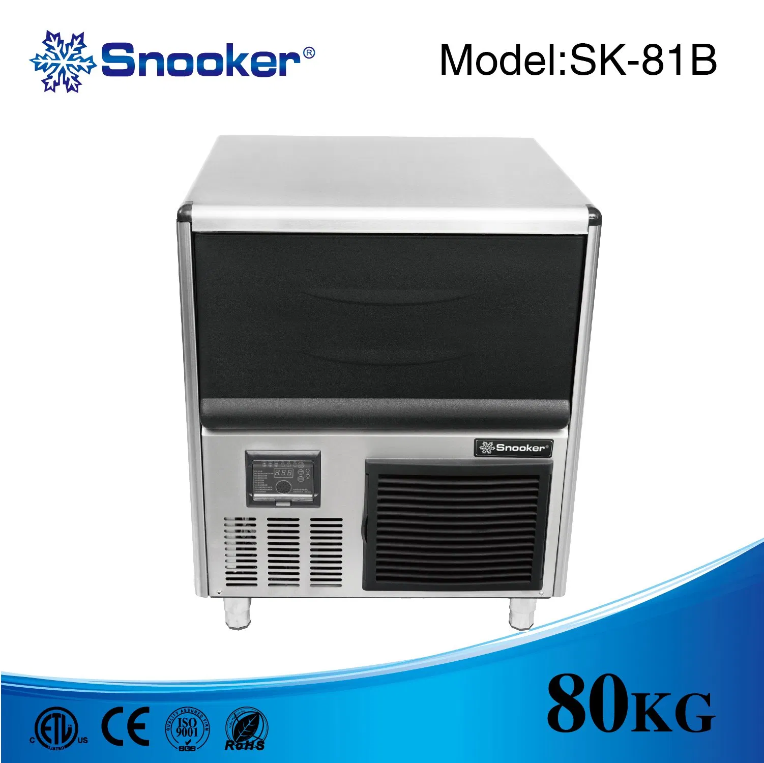 Under-Counter Type 50~100kg Ice Machine Ice Maker for Kitchen Bar